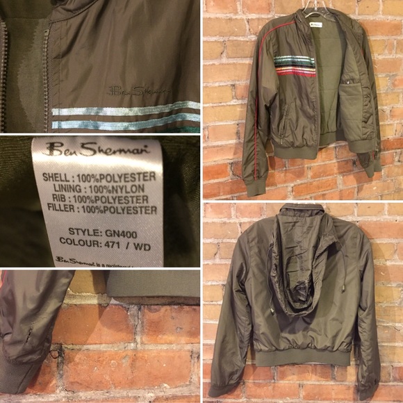 BEN SHERMAN Green Rainbow Windbreaker PRIDE🌈 - Picture 5 of 6